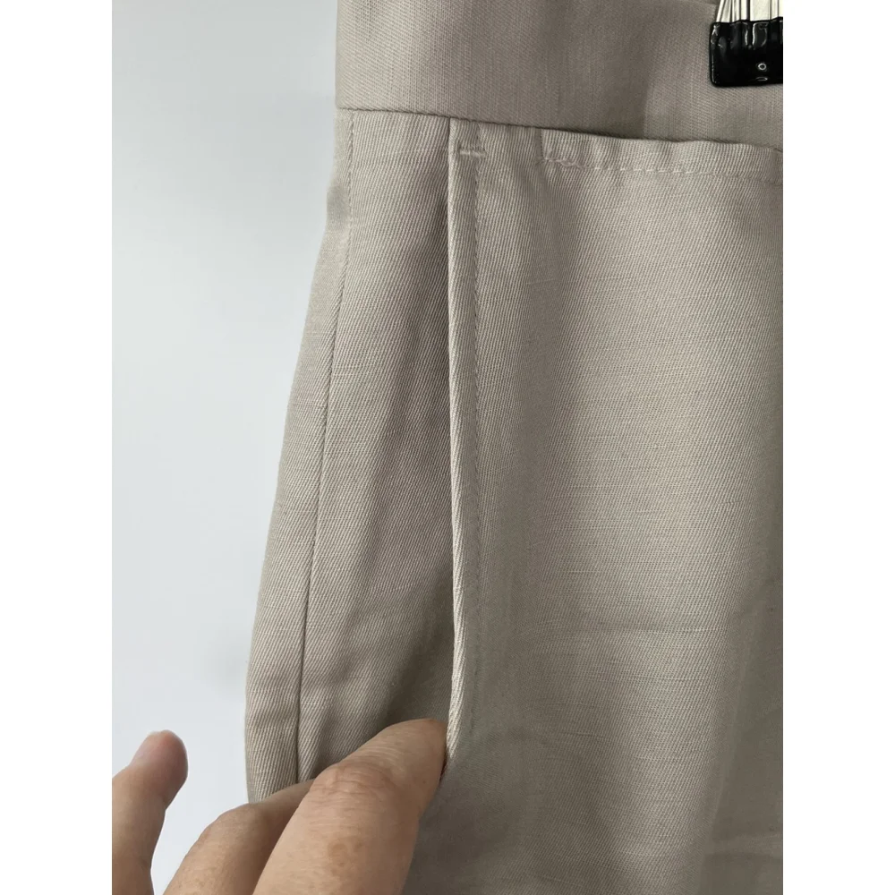 Banana Republic Heritage Pants Mens 33x28 Slim Fit Linen Blend New Hemmed‎